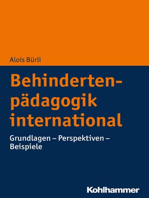 cover image of Behindertenpädagogik international